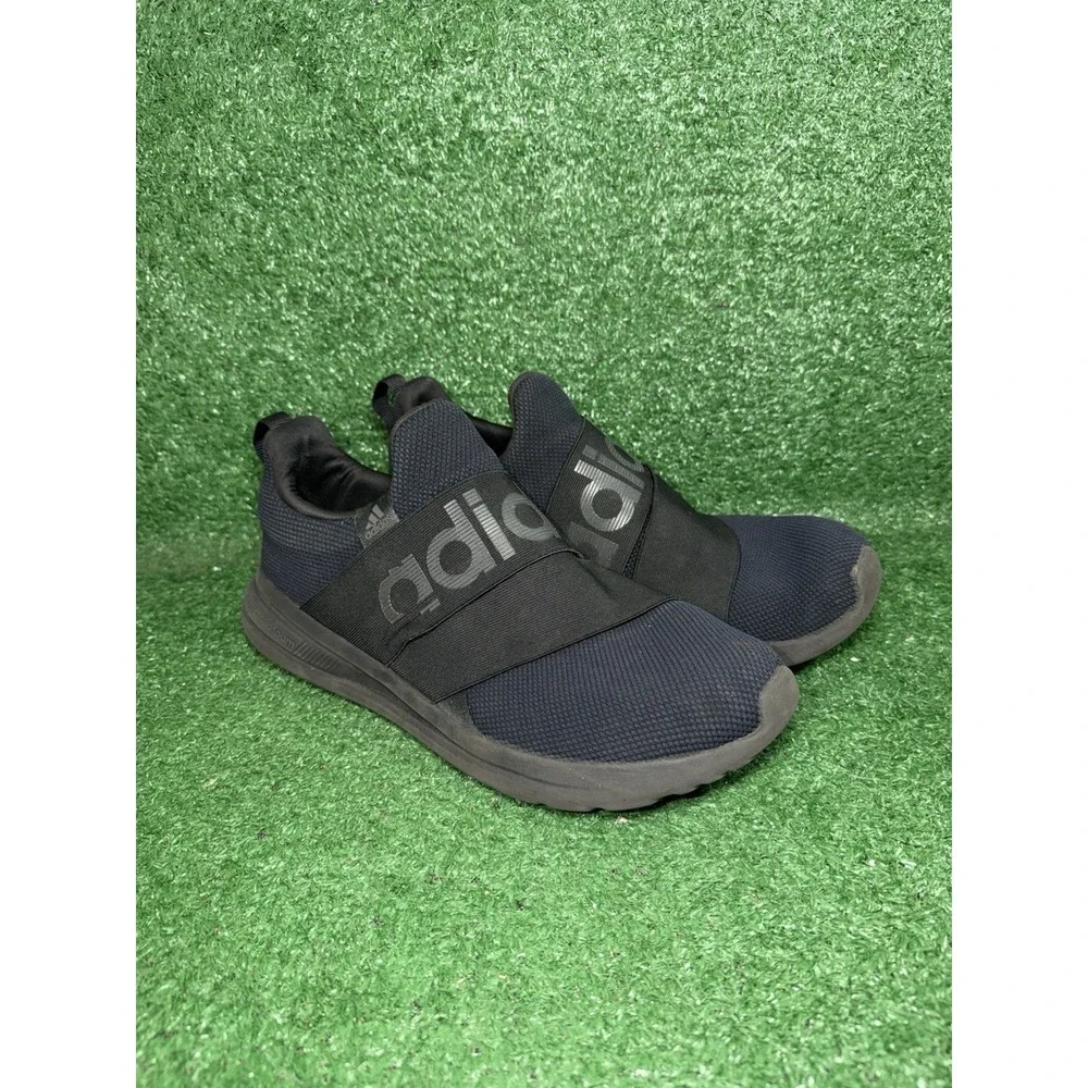Adidas Mens‎ Size 12.5 Lite Racer Adapt 6.0 Black Running Shoes Comfort Sneakers